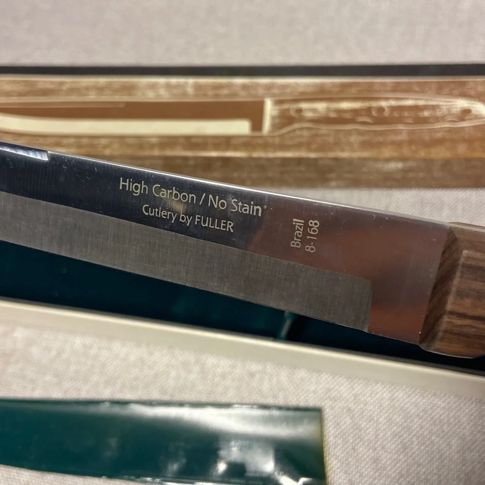 Vintage Fuller Brush Company 8” carving knife — new in original box.